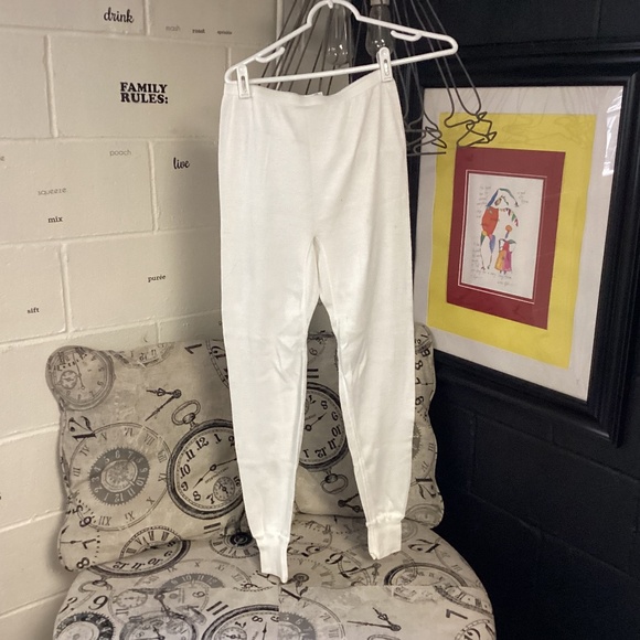 LONG  underwear size large Union s UNISEX WHITE COTTON - Picture 1 of 4